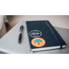 Notebook and pen